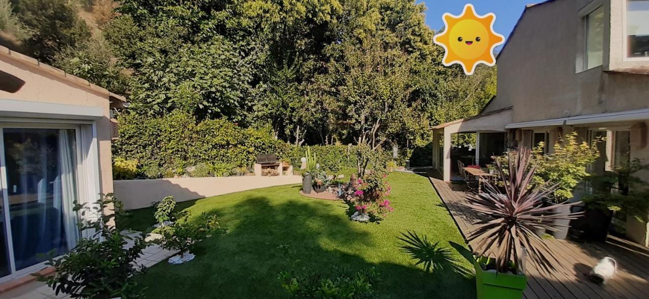 Bed and Breakfast Dans Un Jardin Bb Et Jacuzzi Мандельє-ла-Напуль Екстер'єр фото